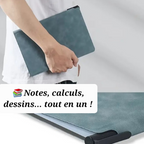 🧾 Cahier effaçable réutilisable avec marqueur et chiffon - AM ASSYREM