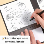 🧾 Cahier effaçable réutilisable avec marqueur et chiffon - AM ASSYREM