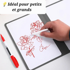🧾 Cahier effaçable réutilisable avec marqueur et chiffon - AM ASSYREM