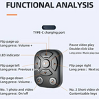 Pack Connecté : Mini Clavier, Souris Ergonomique et Mini Télécommande Multifonction et 2 Stylets Tactiles