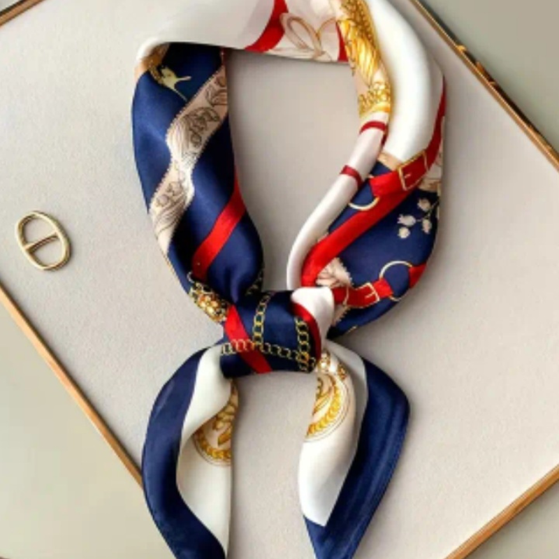 🧣 Foulard Carré Doux avec Boîte Cadeau Élégante – Accessoire Chic et Raffiné -AM ASSYREM