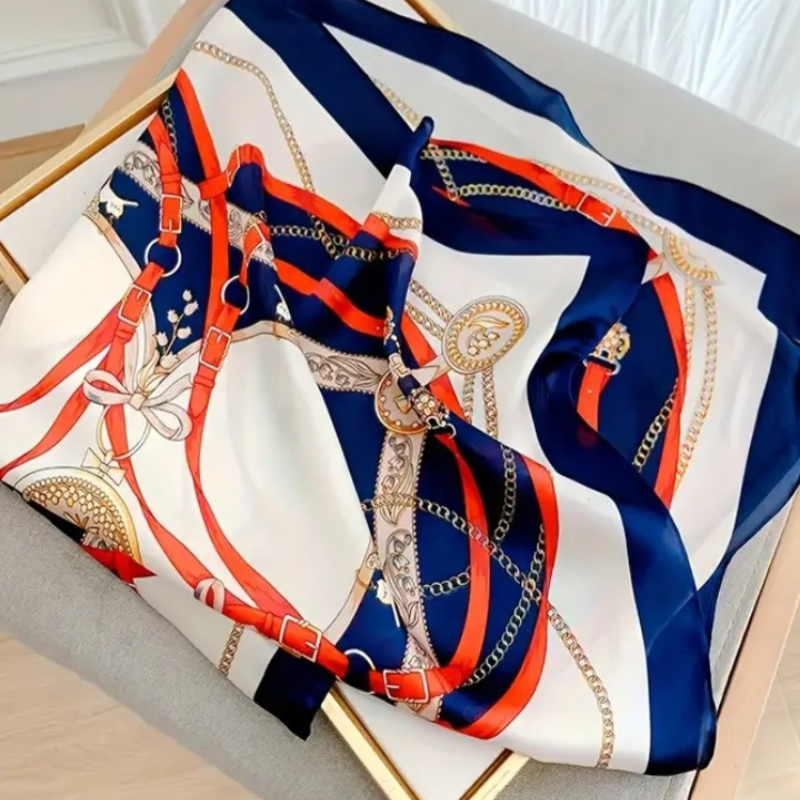 🧣 Foulard Carré Doux avec Boîte Cadeau Élégante – Accessoire Chic et Raffiné -AM ASSYREM