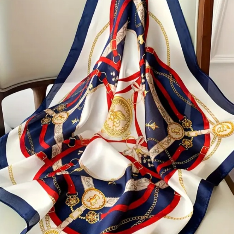 🧣 Foulard Carré Doux avec Boîte Cadeau Élégante – Accessoire Chic et Raffiné -AM ASSYREM