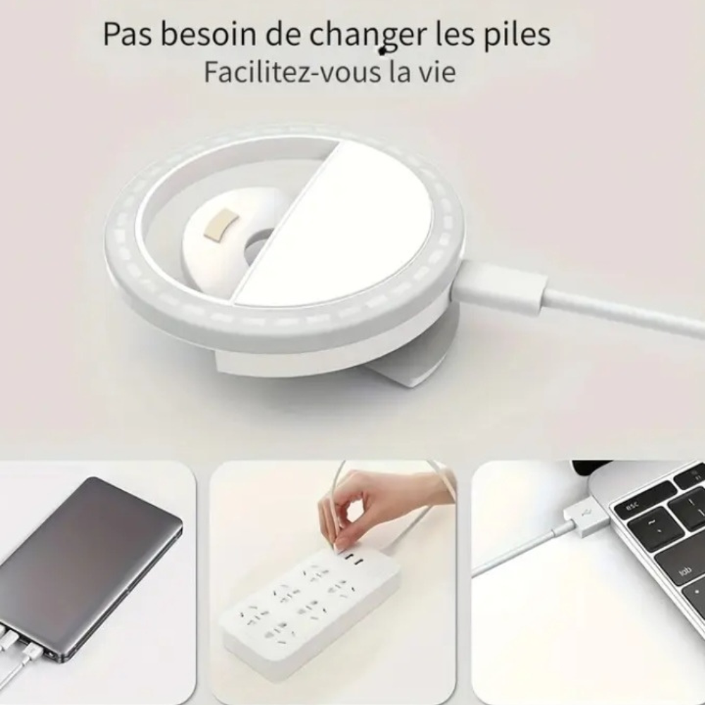 Mini Ring Light Rechargeable – dans sa jolie boîte cadeau - AM ASSYREM