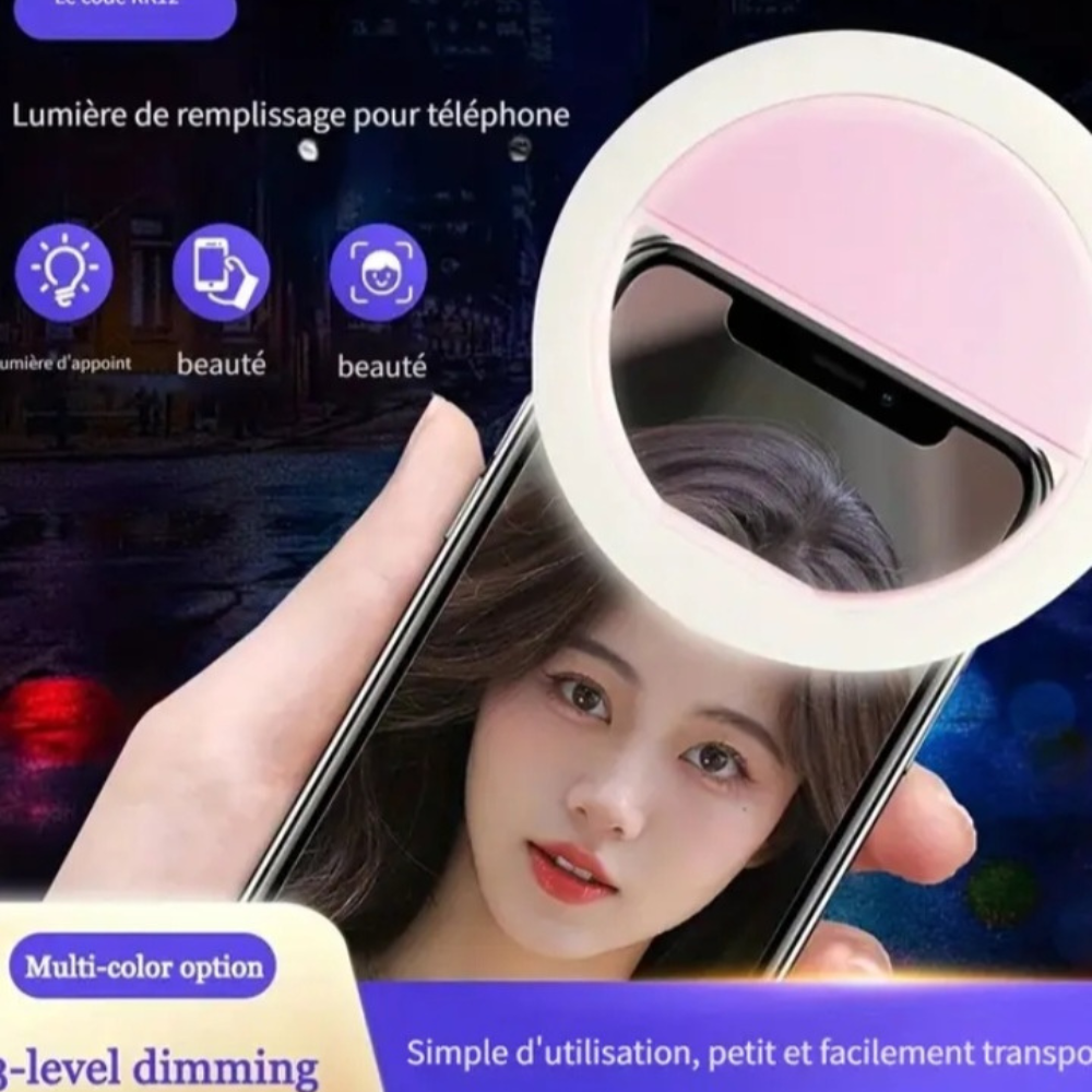 Mini Ring Light Rechargeable – dans sa jolie boîte cadeau - AM ASSYREM