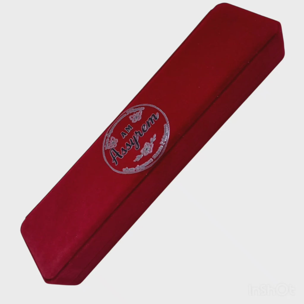 💎 Collier Fleur d’Éclat avec Coffret en Velours Rose – Élégance et Luxe Intemporel - AM ASSYREM