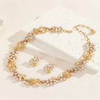 Ensemble Collier + Boucles d’Oreilles Bohème Vintage – Coffret Velours - AM ASSYREM