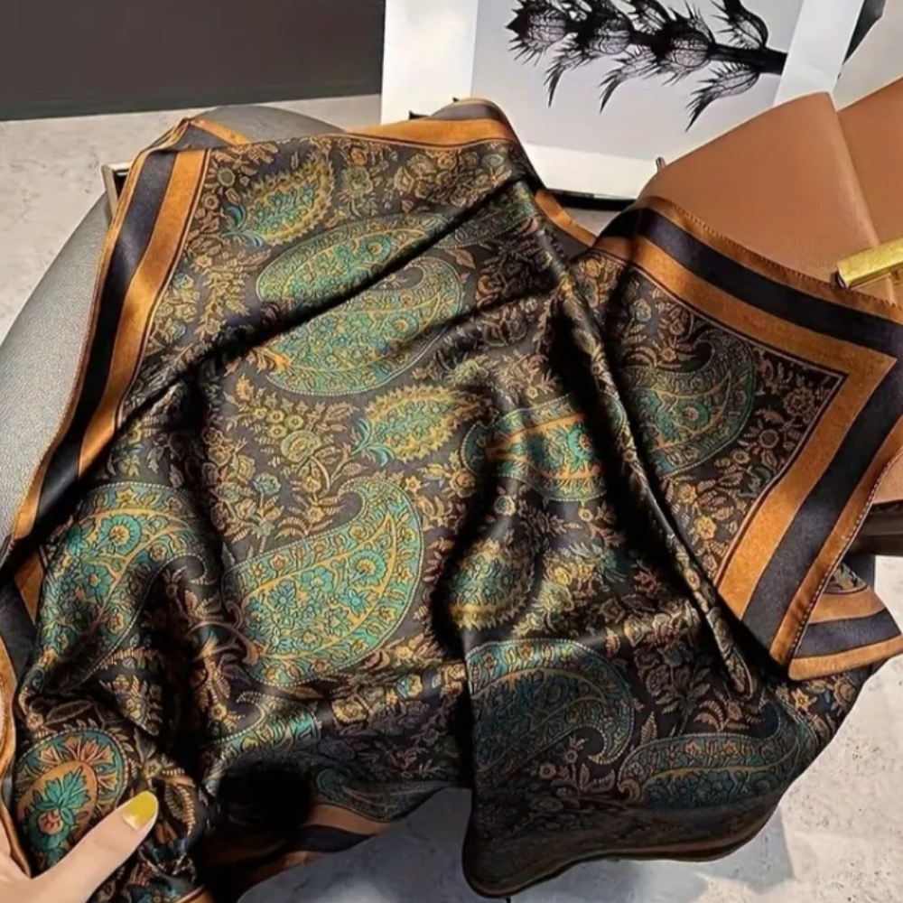 Coffret Foulard Carré Style Orientale dans une boite élégante - AM ASSYREM