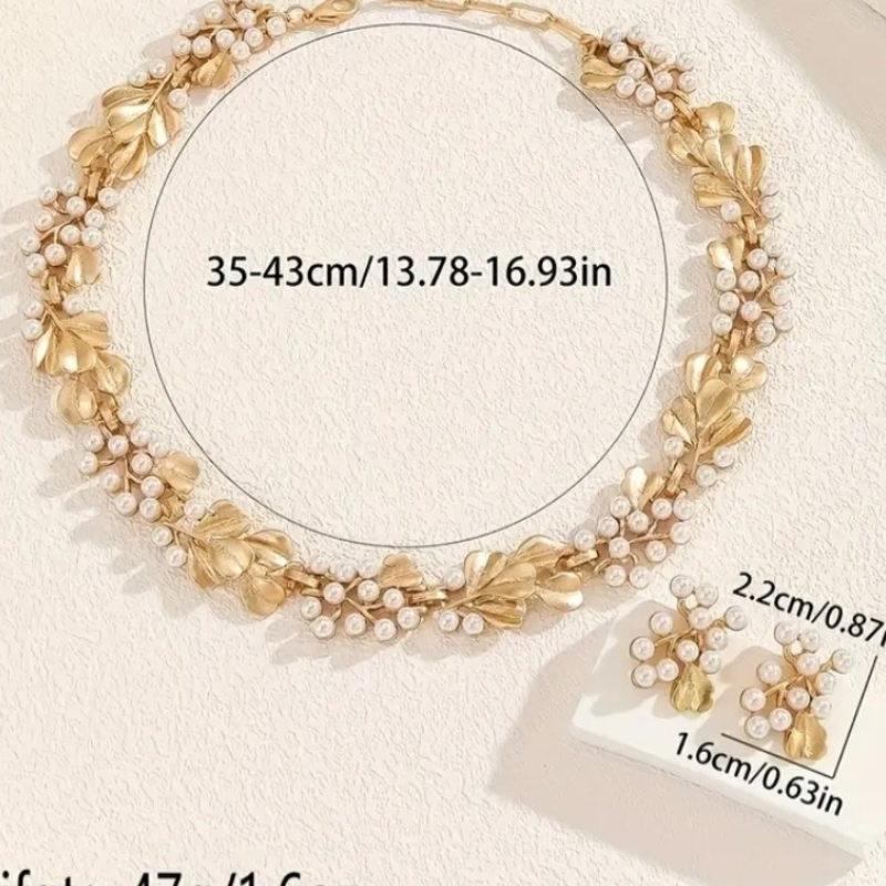 Ensemble Collier + Boucles d’Oreilles Bohème Vintage – Coffret Velours - AM ASSYREM