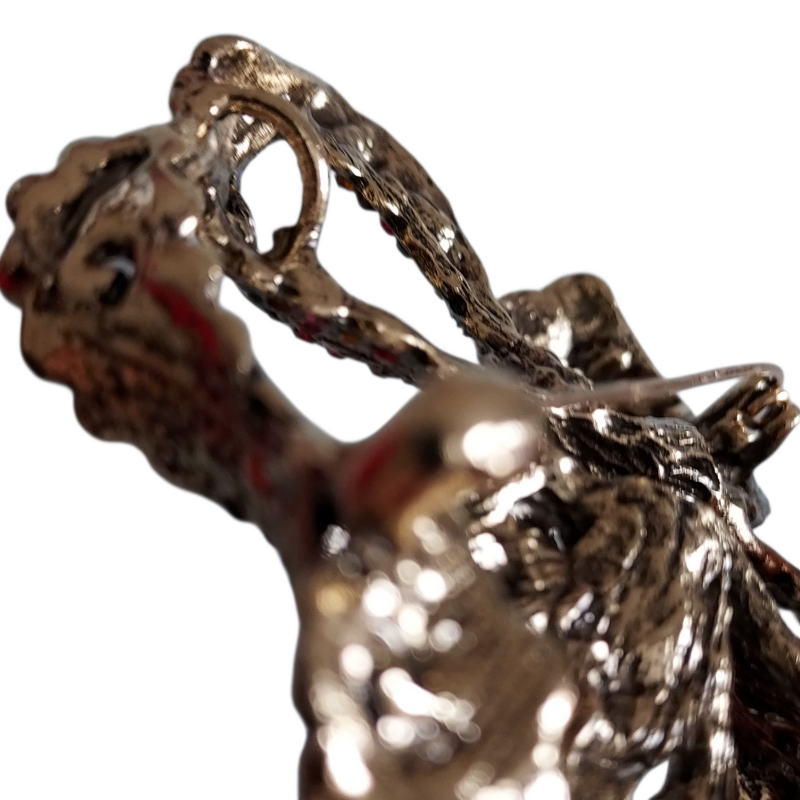 💎✨ Grande Broche Vintage 2 en 1 🌹 (Broche + Pendentif) – Dans un Coffret en Velours Rouge 🎁 | AM ASSYREM