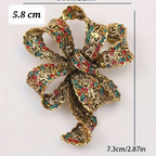 💎✨ Grande Broche Vintage 2 en 1 🌹 (Broche + Pendentif) – Dans un Coffret en Velours Rouge 🎁 | AM ASSYREM